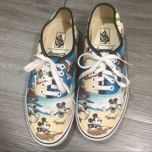 Vans RARE Disney Aloha Mickey & Minnie‎ Sneakers